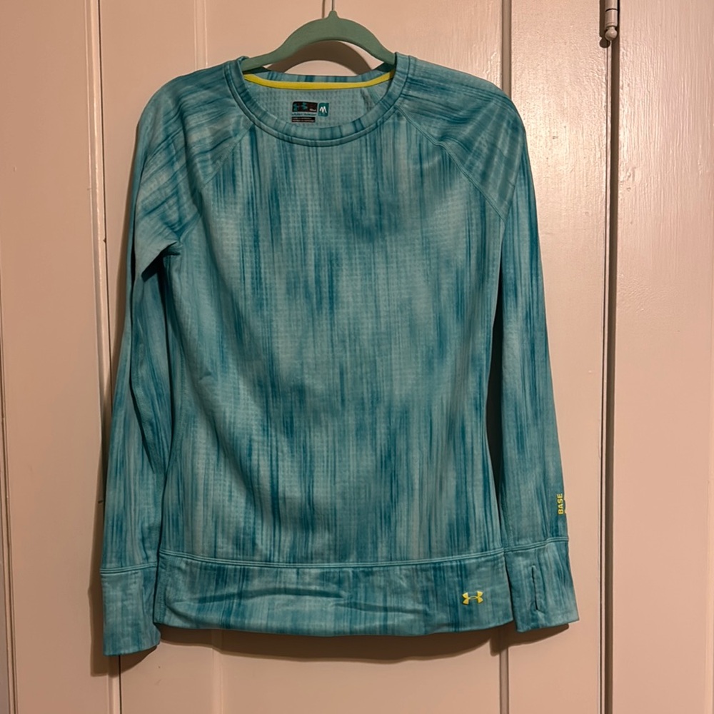 Under Armour Teal Long Sleeve Performance Top